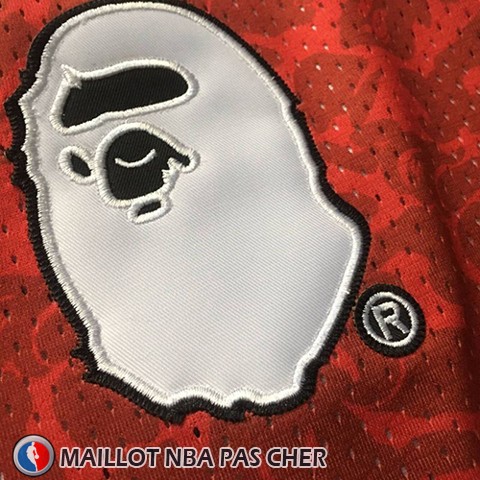 Maillot Portland Trail Blazers Bape No 93 Retro Rouge